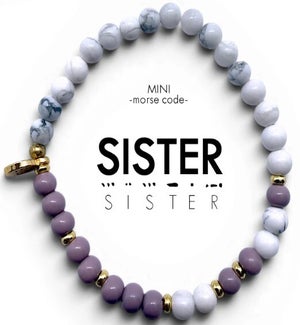 MINIBRACELET/Sister - Lilac